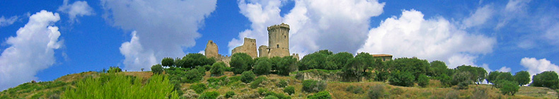 La torre normanna che sorge sui resti dell'acropoli in cima al promontorio di Velia